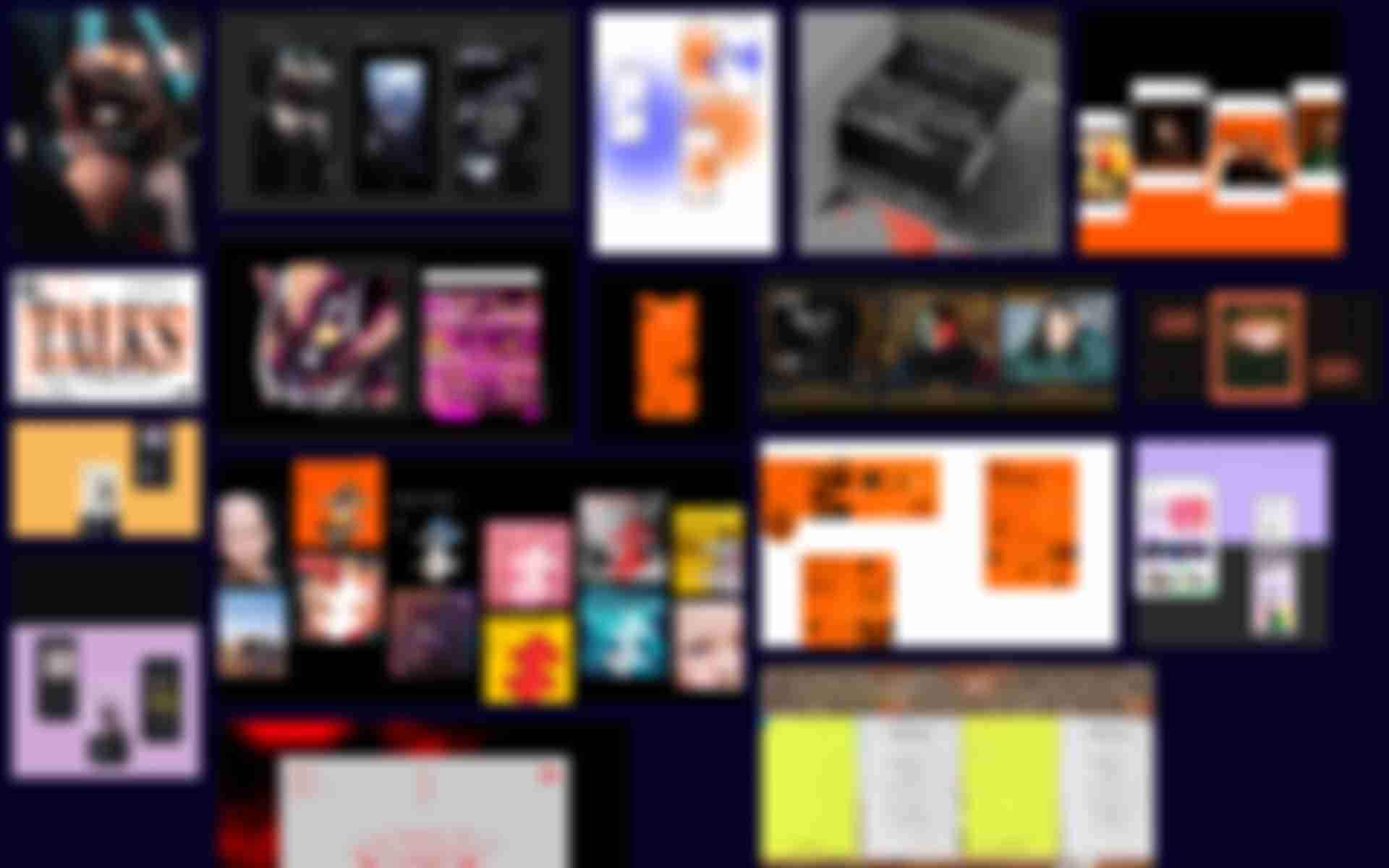 Moodboard for the Echo Room app.